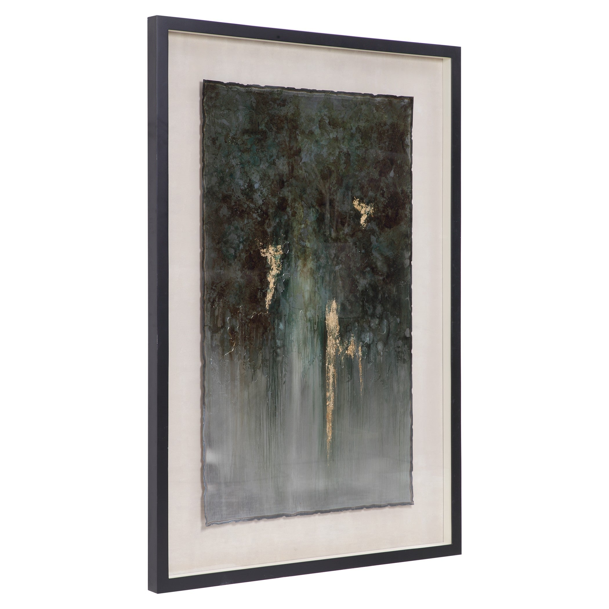 Rustic Patina Abstract Shadow Box by Uttermost