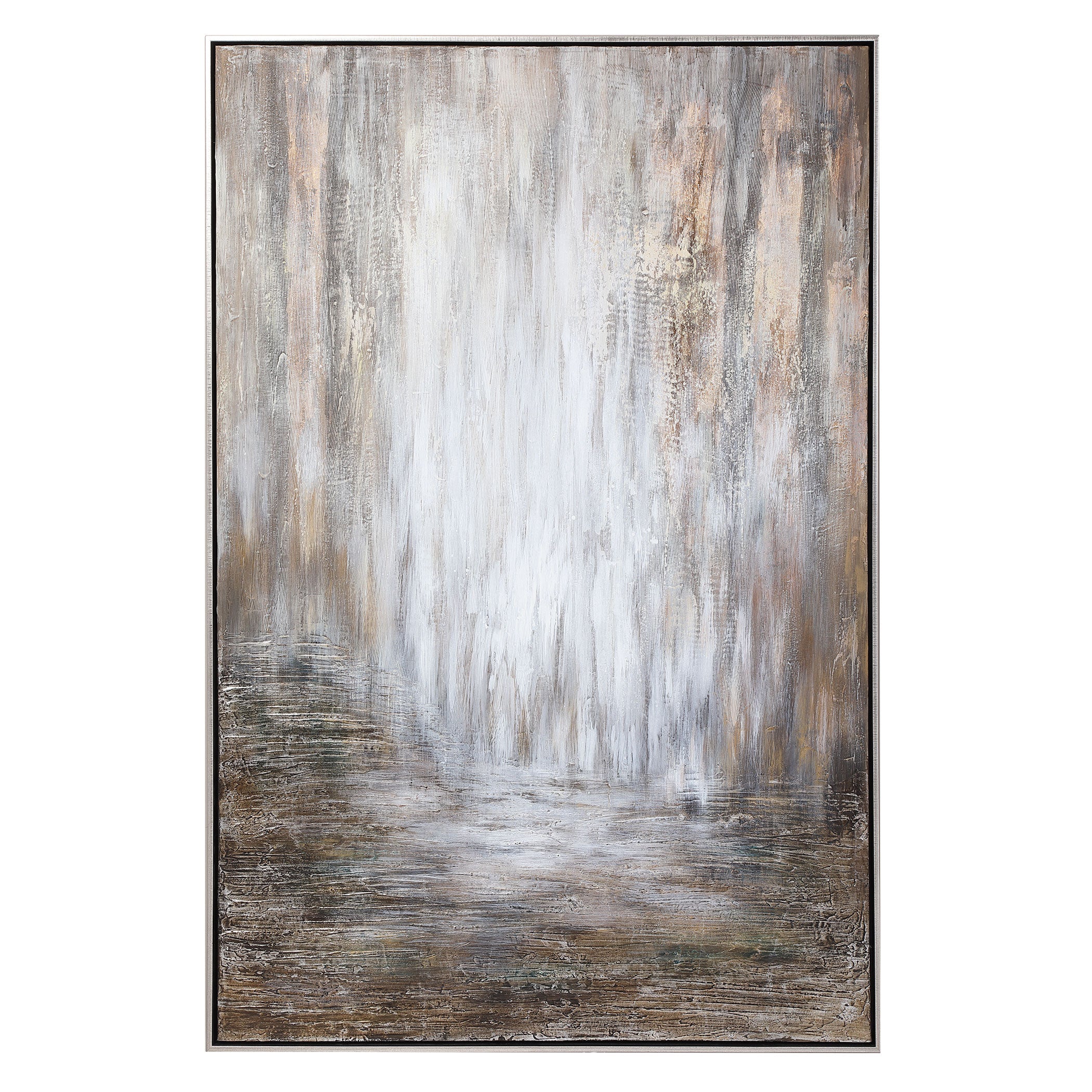 Desert Rain Hand Painted Abstract Art by Uttermost