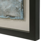 Ocean Swell Painted Metal Shadow Box by Uttermost