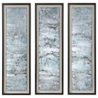 Ocean Swell Painted Metal Shadow Box by Uttermost