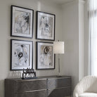 Tangled Threads Abstract Framed Prints - Set of 4 by Uttermost