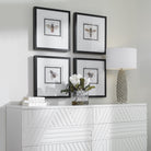 Anthophila Framed Prints - Set of 4 by Uttermost