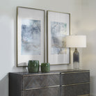 Undulating Oro Abstract Prints - Set of 2 by Uttermost