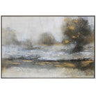 Gilt Misty Landscape Framed Print by Uttermost