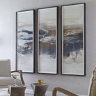Graphite Horizon Framed Prints - Set of 3 by Uttermost