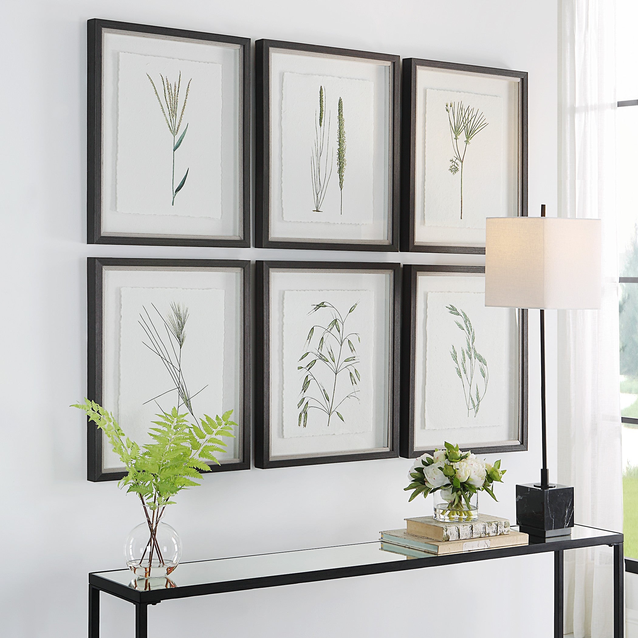 Forest Finds Framed Prints - Set of 6 by Uttermost