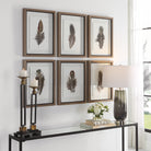 Birds Of A Feather Framed Prints - Set of 6 by Uttermost