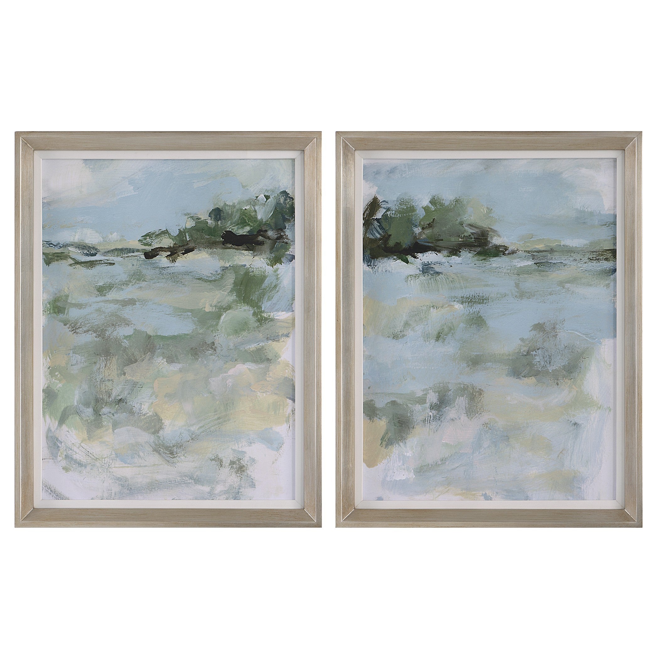 Far Away View Framed Prints - Set of 2 by Uttermost
