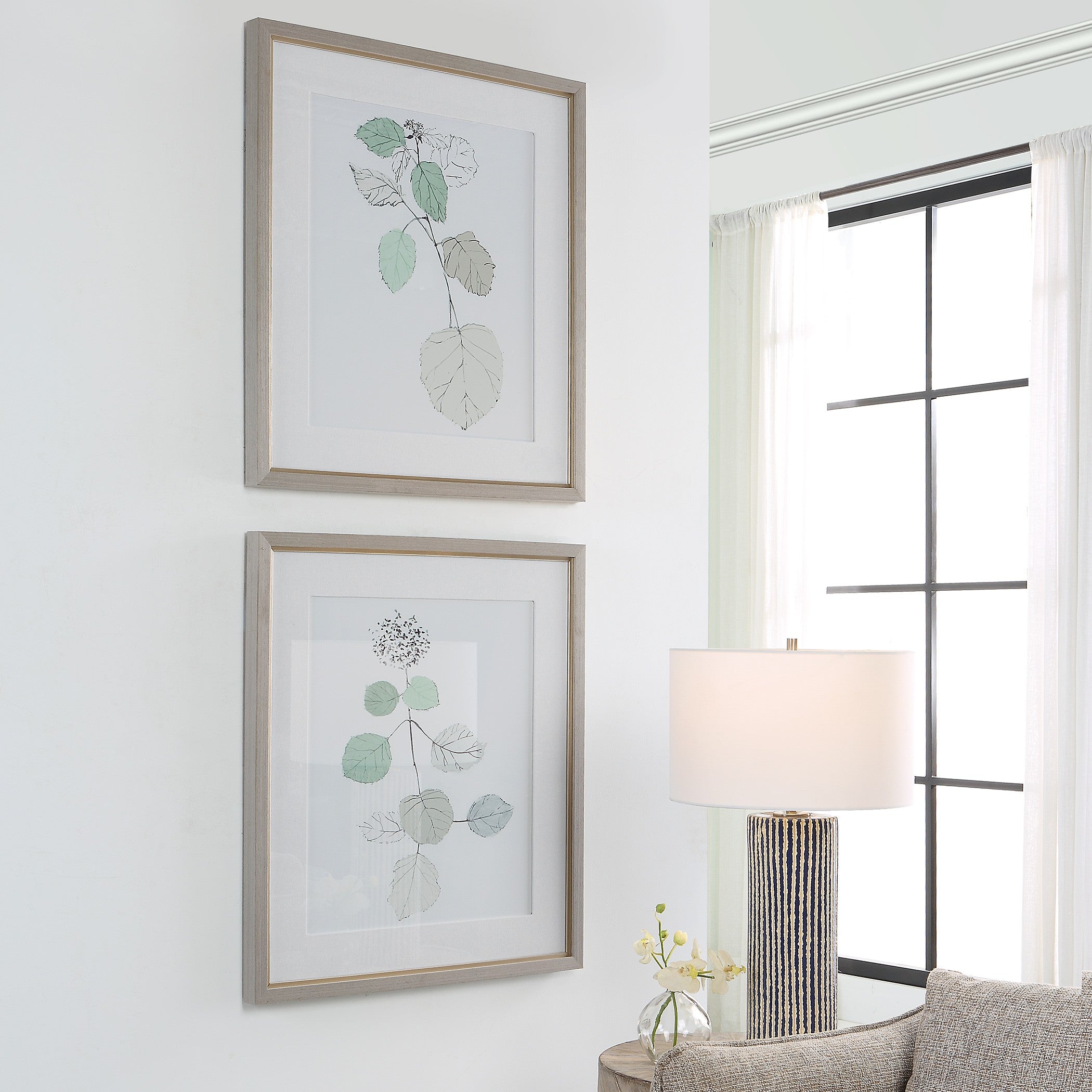 Come What May Framed Prints - Set of 2 by Uttermost