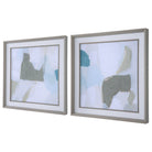 Mist Shapes Framed Prints - Set of 2 by Uttermost