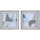 Mist Shapes Framed Prints - Set of 2 by Uttermost