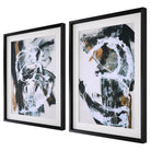 Winterland Abstract Prints - Set of 2 by Uttermost