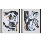 Winterland Abstract Prints - Set of 2 by Uttermost