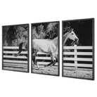 Galloping Forward Equine Prints - Set of 3 by Uttermost