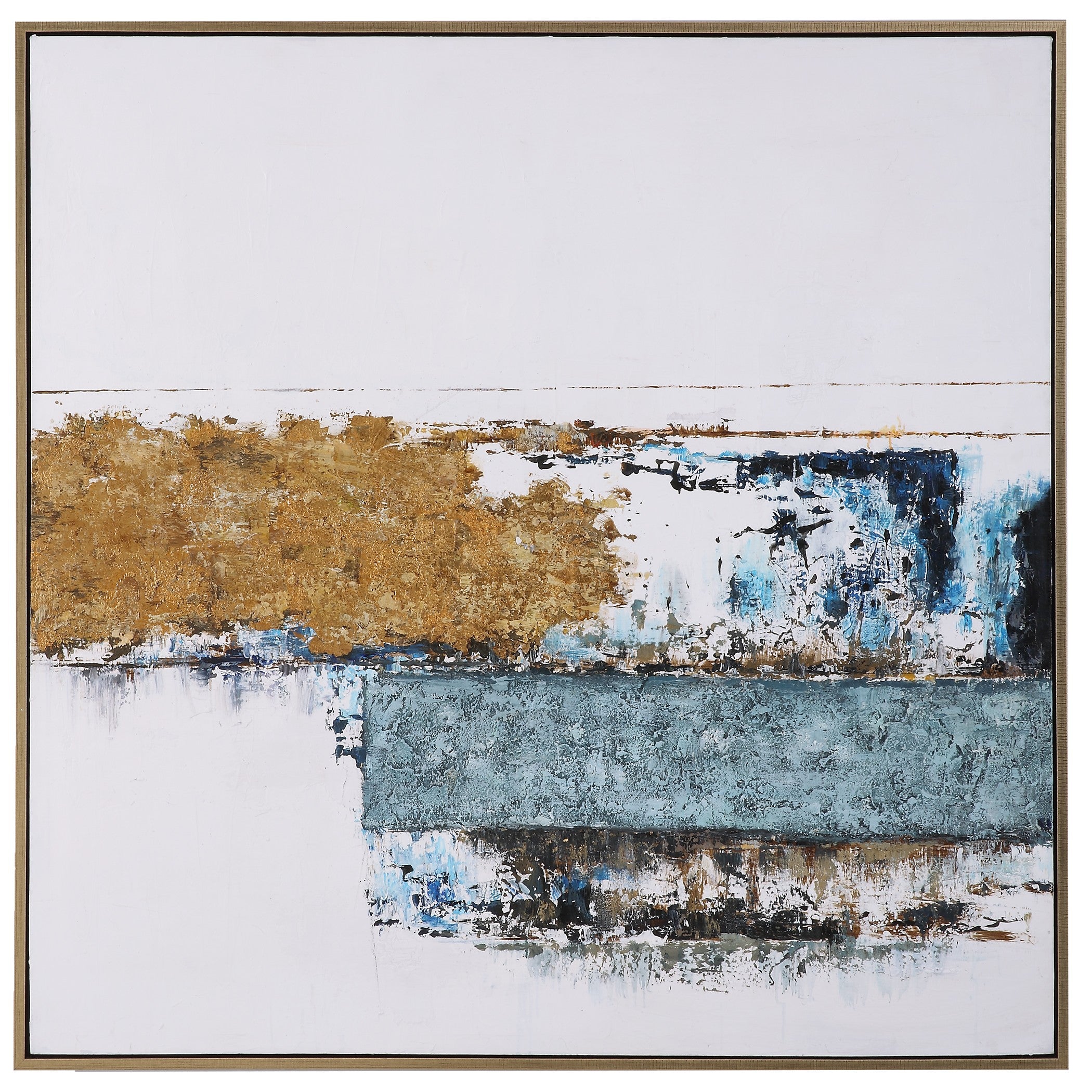 Stacked Against Hand Painted Canvas by Uttermost