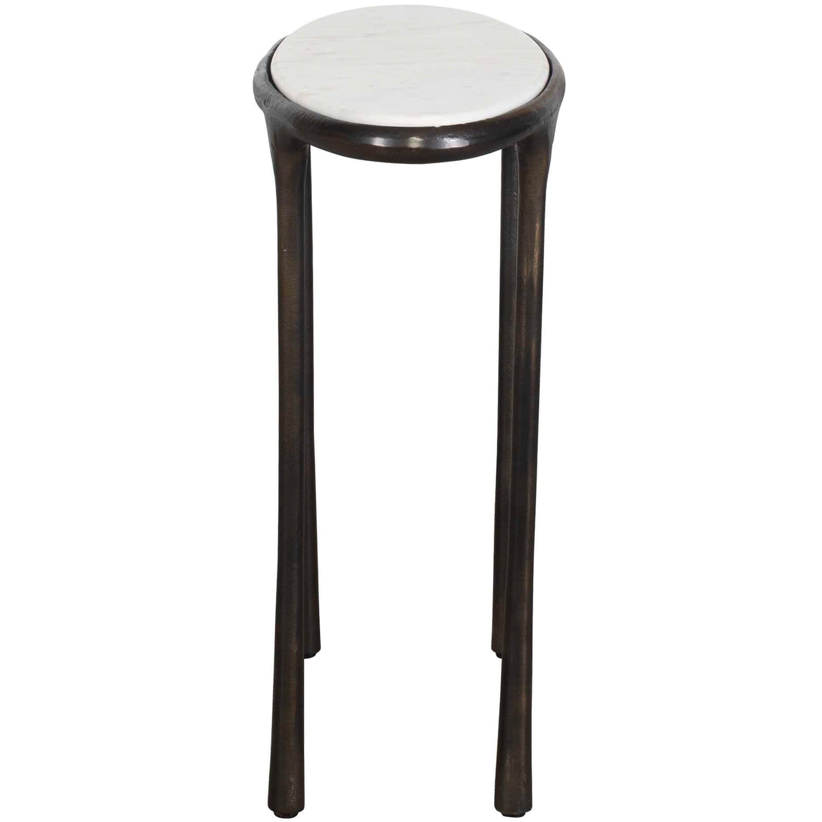 Ata Side Table in Dark Bronze by Uttermost