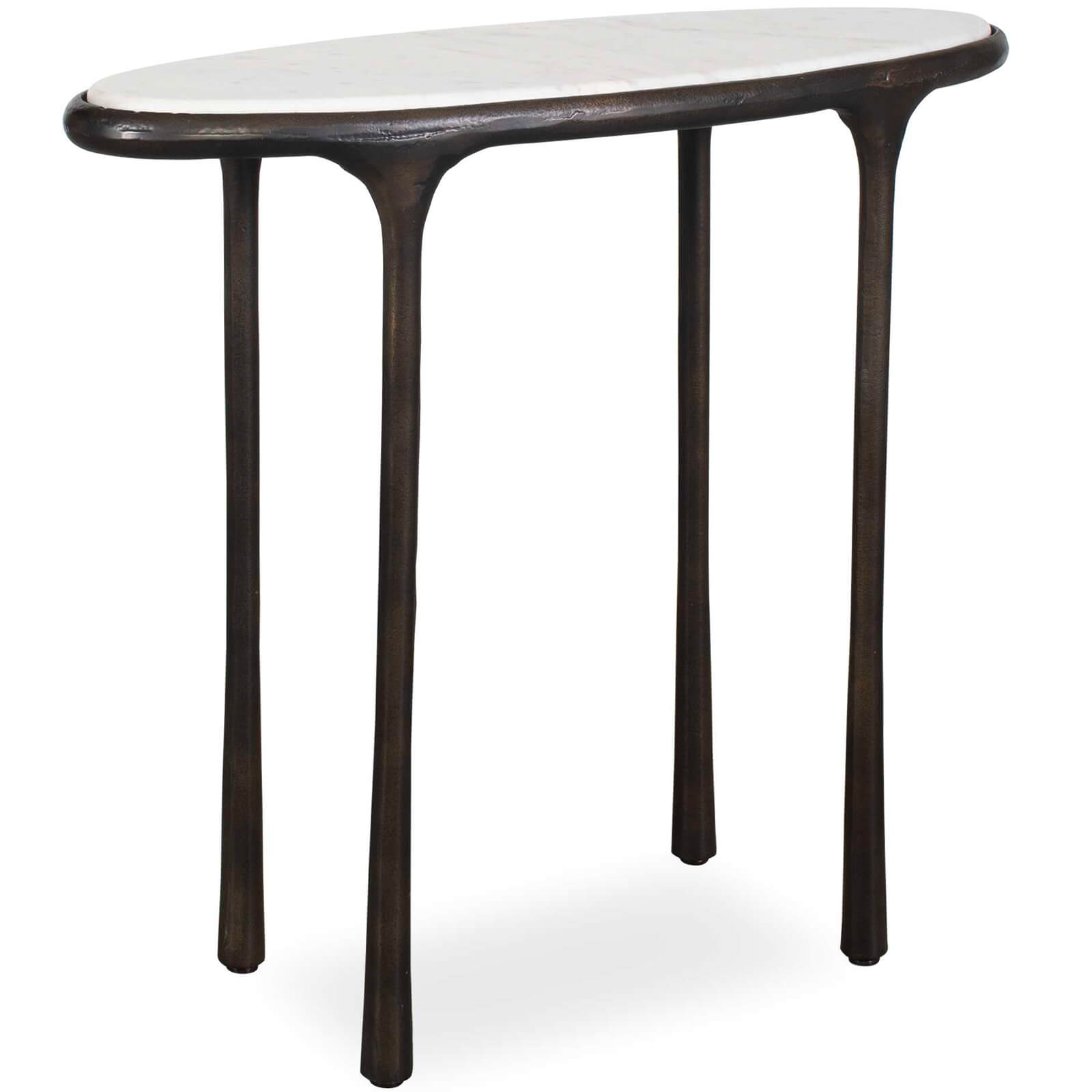 Ata Side Table in Dark Bronze by Uttermost