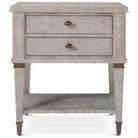 Salinger Bedside Table in Light by Theodore Alexander