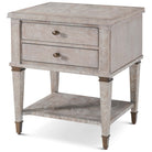 Salinger Bedside Table in Light by Theodore Alexander