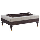 Ottoman Bolen in Kendal Linen by Theodore Alexander