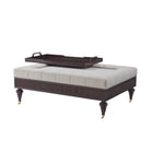 Ottoman Bolen in Kendal Linen by Theodore Alexander
