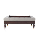 Ottoman Bolen in Kendal Linen by Theodore Alexander