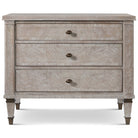 Massie Bedside Table in Light by Theodore Alexander