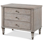 Massie Bedside Table in Light by Theodore Alexander