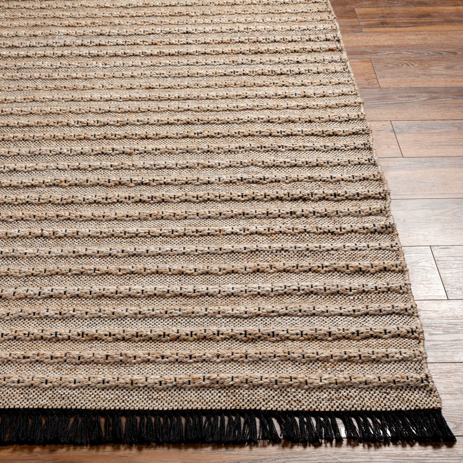 Azalea Hand Woven Rug in Dark Beige by Keiichi