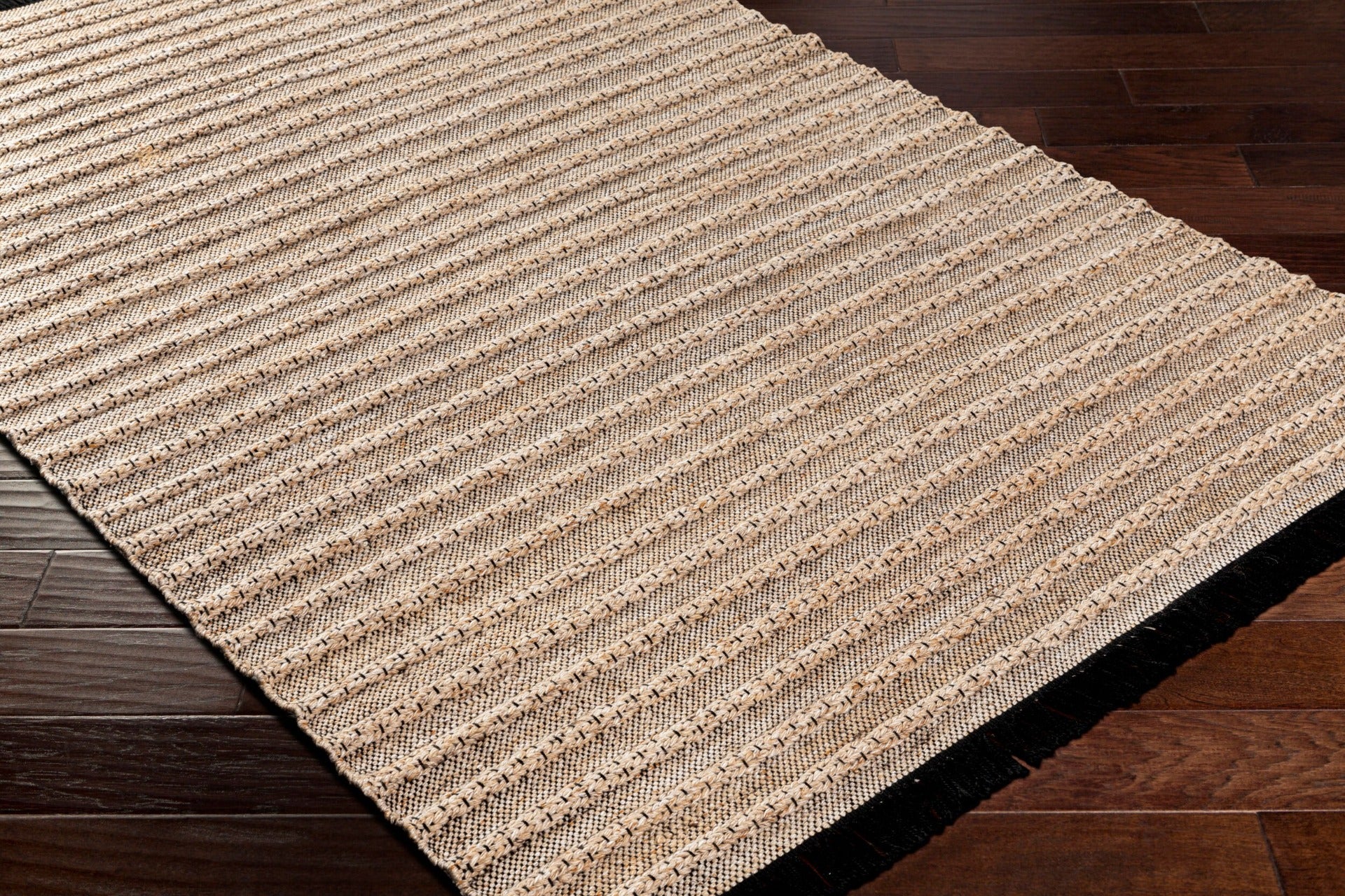 Azalea Hand Woven Rug in Dark Beige by Keiichi