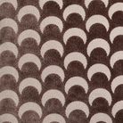 Soli Cut Velvet Crescent Cushion - Chocolate Malini