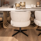 Maxfield Beige Ceramic Dining Table - 300cm by Richmond Interiors