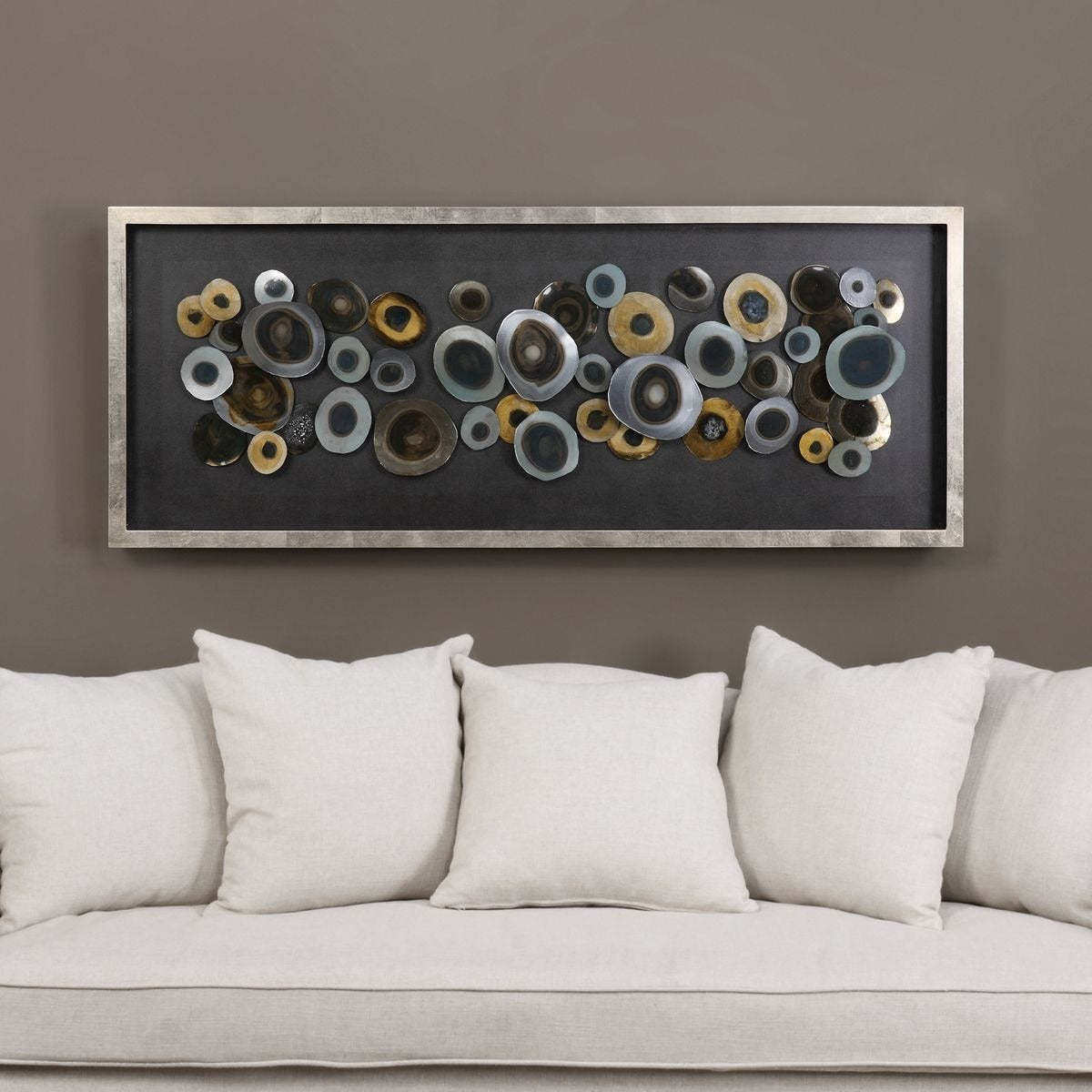 Discs Silver Shadow Box by Uttermost