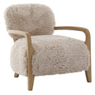 Baaarb Accent Chair in Faux Sheepskin Keiichi