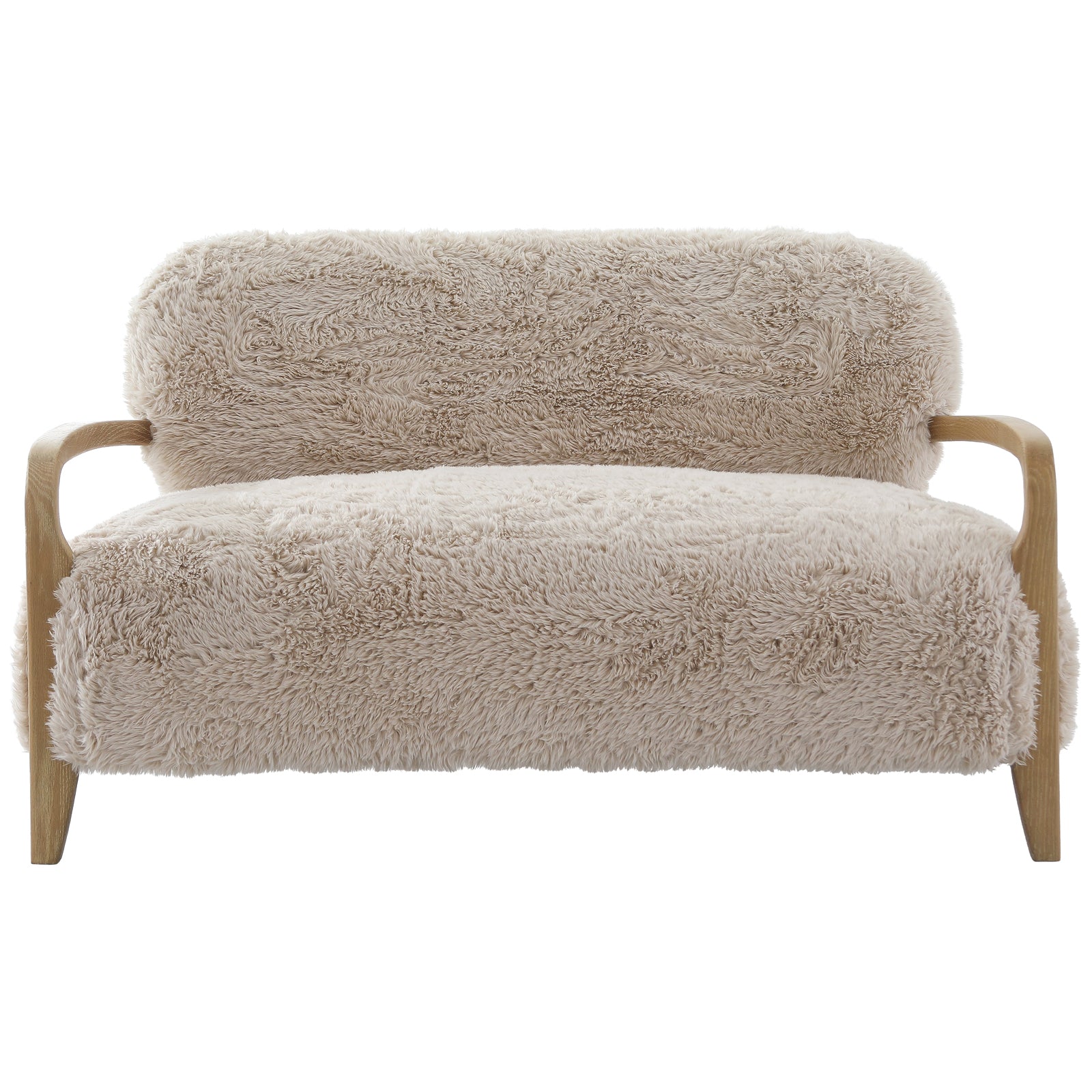 Baaarb Sofa in Faux Sheepskin by Keiichi
