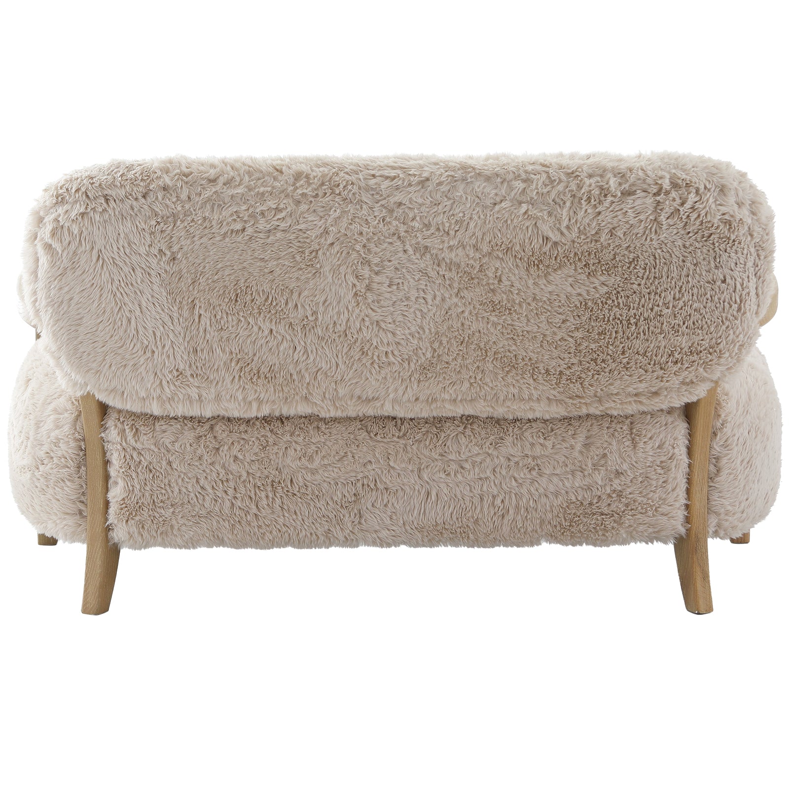 Baaarb Sofa in Faux Sheepskin by Keiichi