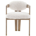 Baaarb Dining Chair in Faux Sheepskin Keiichi