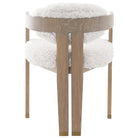 Baaarb Dining Chair in Faux Sheepskin by Keiichi