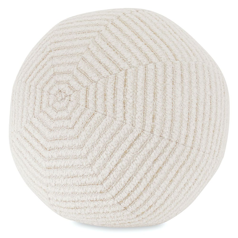 Ball Bearing Pillow - Snow Garden White by Uttermost
