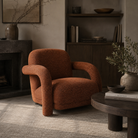 Bari Occasional Chair Chestnut Red Orsay Fabric Upholstery Liang & Eimil