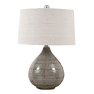 Batova Smoke Grey Lamp by Uttermost