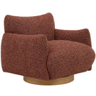 Batsford Swivel Chair in Mulberry Boucle Keiichi