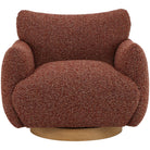 Batsford Swivel Chair in Mulberry Boucle Keiichi