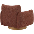 Batsford Swivel Chair in Mulberry Boucle Keiichi