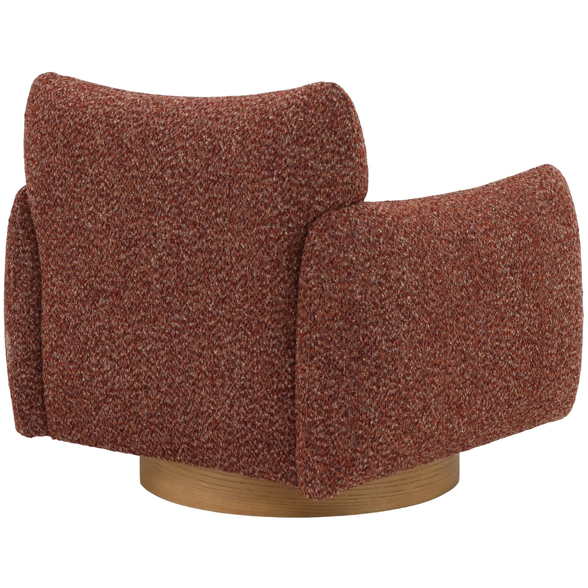 Batsford Swivel Chair in Mulberry Boucle Keiichi