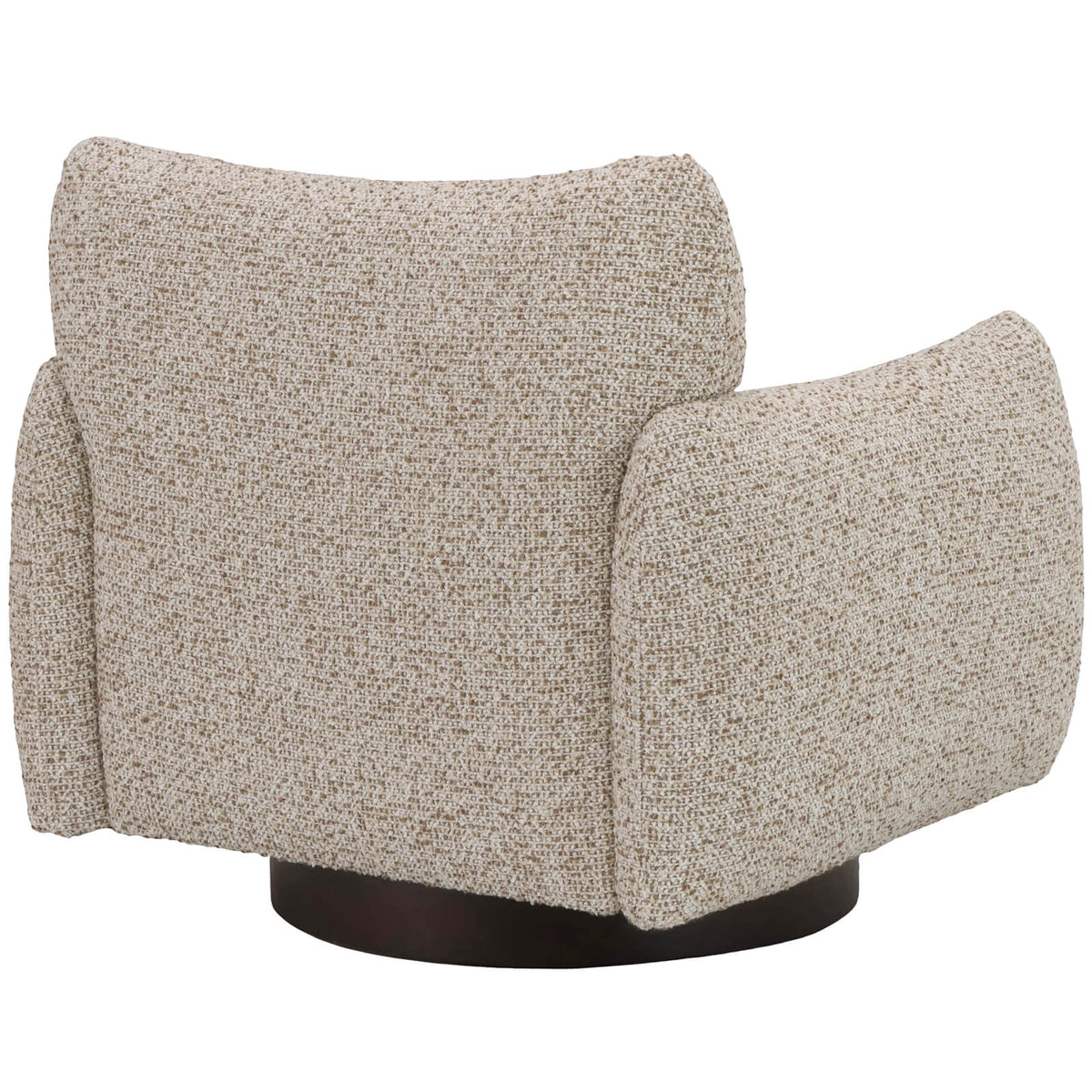 Batsford Swivel Chair in Soft Truffle Boucle Keiichi