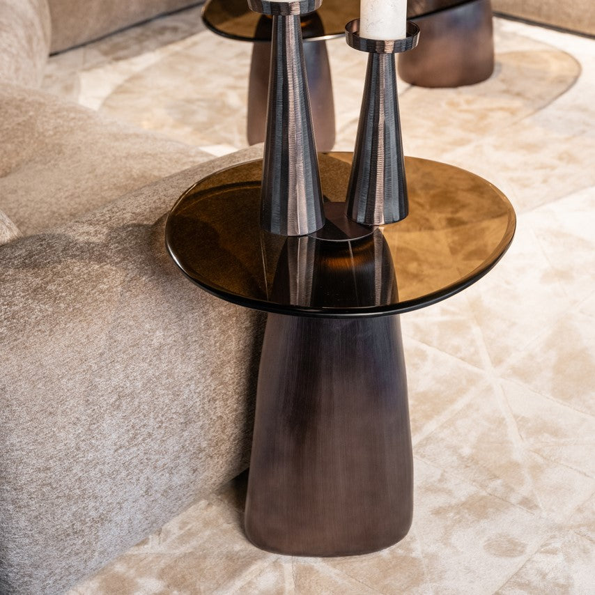 Hayden Bronze Side Table by Richmond Interiors