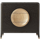 Collins Bedside Chest with Marble Top by Theodore Alexander