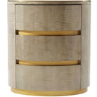 Bedside Table Bartlett in Sycamore by Theodore Alexander