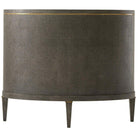 Bedside Table Eli in Tempest & Brushed Brass by Theodore Alexander